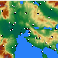 Nearby Forecast Locations - Sykies - Map