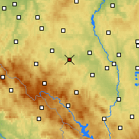 Nearby Forecast Locations - Strakonice - Map
