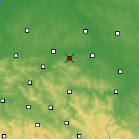 Nearby Forecast Locations - Łańcut - Map
