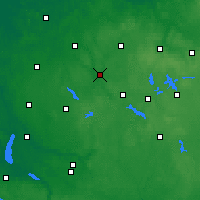 Nearby Forecast Locations - Łobez - Map