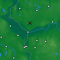 Nearby Forecast Locations - Dębno - Map