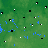 Nearby Forecast Locations - Dobre Miasto - Map