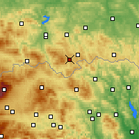 Nearby Forecast Locations - Krynica-Zdrój - Map