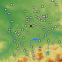 Nearby Forecast Locations - Orzesze - Map