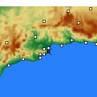 Nearby Forecast Locations - Torremolinos - Map