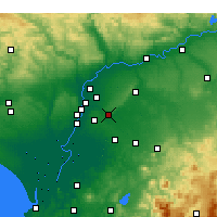 Nearby Forecast Locations - Alcalá de Guadaíra - Map
