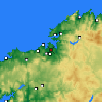 Nearby Forecast Locations - Oleiros - Map