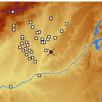 Nearby Forecast Locations - Arganda del Rey - Map