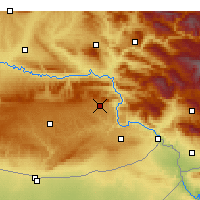 Nearby Forecast Locations - Dargeçit - Map