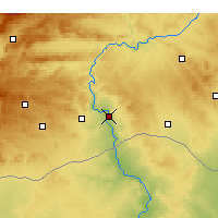 Nearby Forecast Locations - Birecik - Map