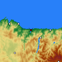 Nearby Forecast Locations - Ribadeo - Map