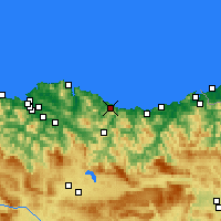 Nearby Forecast Locations - Ondarroa - Map