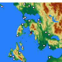 Nearby Forecast Locations - Mytikas - Map
