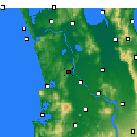 Nearby Forecast Locations - Ngāruawāhia - Map