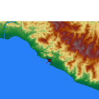 Nearby Forecast Locations - Ixtapa - Map