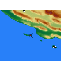 Nearby Forecast Locations - Lavan Island - Map