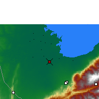 Nearby Forecast Locations - Santa Bárbara del Zulia - Map
