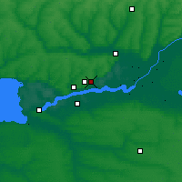 Nearby Forecast Locations - Aksay - Map