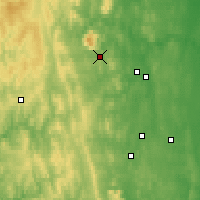 Nearby Forecast Locations - Kachkanar - Map