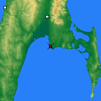 Nearby Forecast Locations - Korsakov - Map