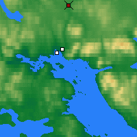 Nearby Forecast Locations - Polyarnye Zori - Map