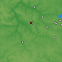 Nearby Forecast Locations - Shchyokino - Map