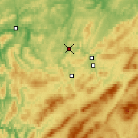 Nearby Forecast Locations - Ust-Katav - Map