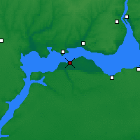 Nearby Forecast Locations - Enerhodar - Map