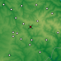 Nearby Forecast Locations - Yenakiieve - Map