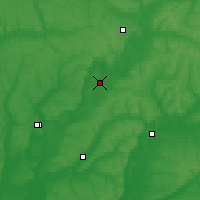 Nearby Forecast Locations - Lebedyn - Map