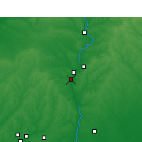 Nearby Forecast Locations - Eufaula - Map
