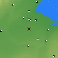 Nearby Forecast Locations - Bowling Green - Map
