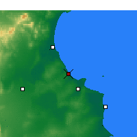 Nearby Forecast Locations - Sousse - Map