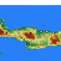 Nearby Forecast Locations - Anogeia - Map