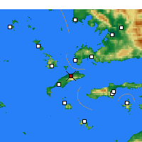 Nearby Forecast Locations - Dikaios - Map