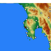 Nearby Forecast Locations - Gargalianoi - Map
