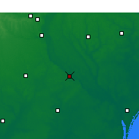 Nearby Forecast Locations - Elizabethtown - Map
