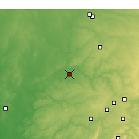 Nearby Forecast Locations - Grove - Map