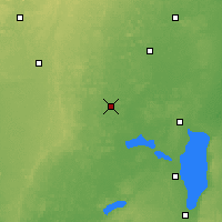 Nearby Forecast Locations - Waupaca - Map