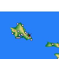 Nearby Forecast Locations - Kailua - Map