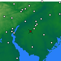 Nearby Forecast Locations - Glassboro - Map
