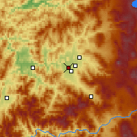 Nearby Forecast Locations - Central Point - Map