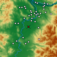 Nearby Forecast Locations - Woodburn - Map