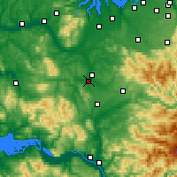 Nearby Forecast Locations - Chehalis - Map