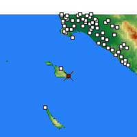 Nearby Forecast Locations - Avalon - Map