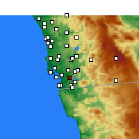 Nearby Forecast Locations - Bonita - Map