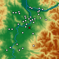 Nearby Forecast Locations - Canby - Map