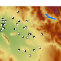 Nearby Forecast Locations - Mesa - Map