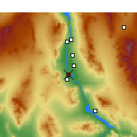 Nearby Forecast Locations - Needles - Map