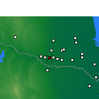 Nearby Forecast Locations - Pharr - Map